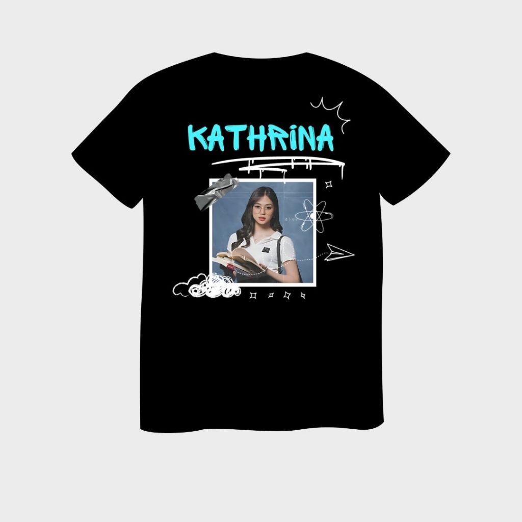 Kaos JKT48 Kathrina Special Goes To School Edition | Kaos JKT48 | Kaos Unisex Pria Wanita / Ukuran M