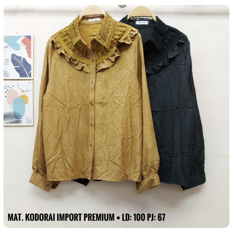 Atasan Kemeja Wanita - Kemeja Kodorai XGIO BP321