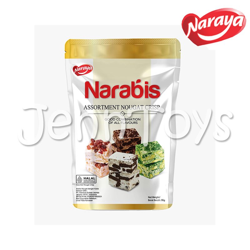 Navi_Lezatoz Naraya Narabis Nougat Crispy Snowflake Nougat Crisp