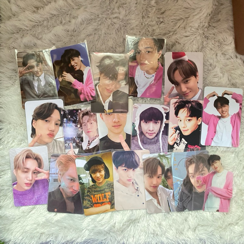 photocard exo kai baekhyun do lay (official)