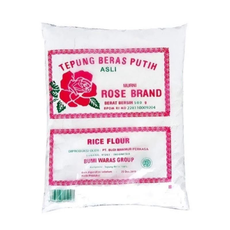 

Tepung beras putih rose brand 500 gram/Tepung rose brand tepung beras 500 gr