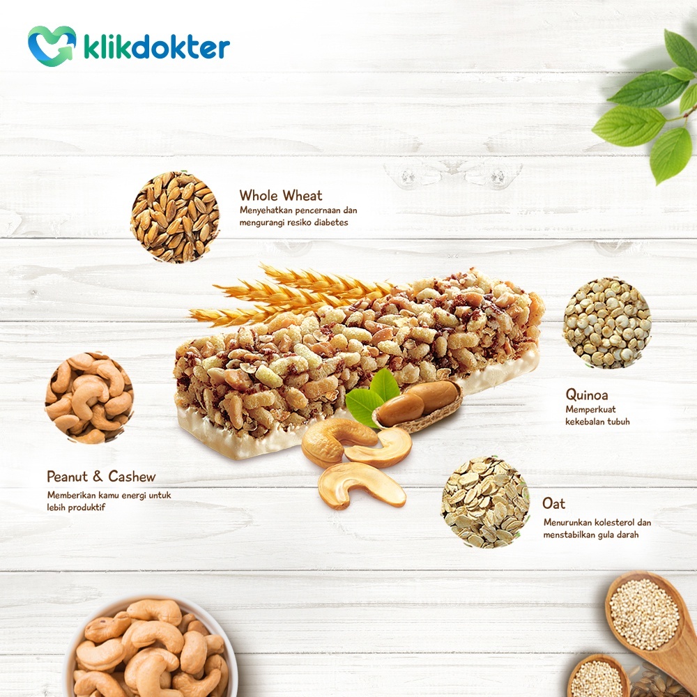 

RB FITBAR - MULTIGRAIN - Choco/ Fruits/ Tiramisu/ Cheese - 20gr - Box isi 5pcs - Cemilan Sehat Ready