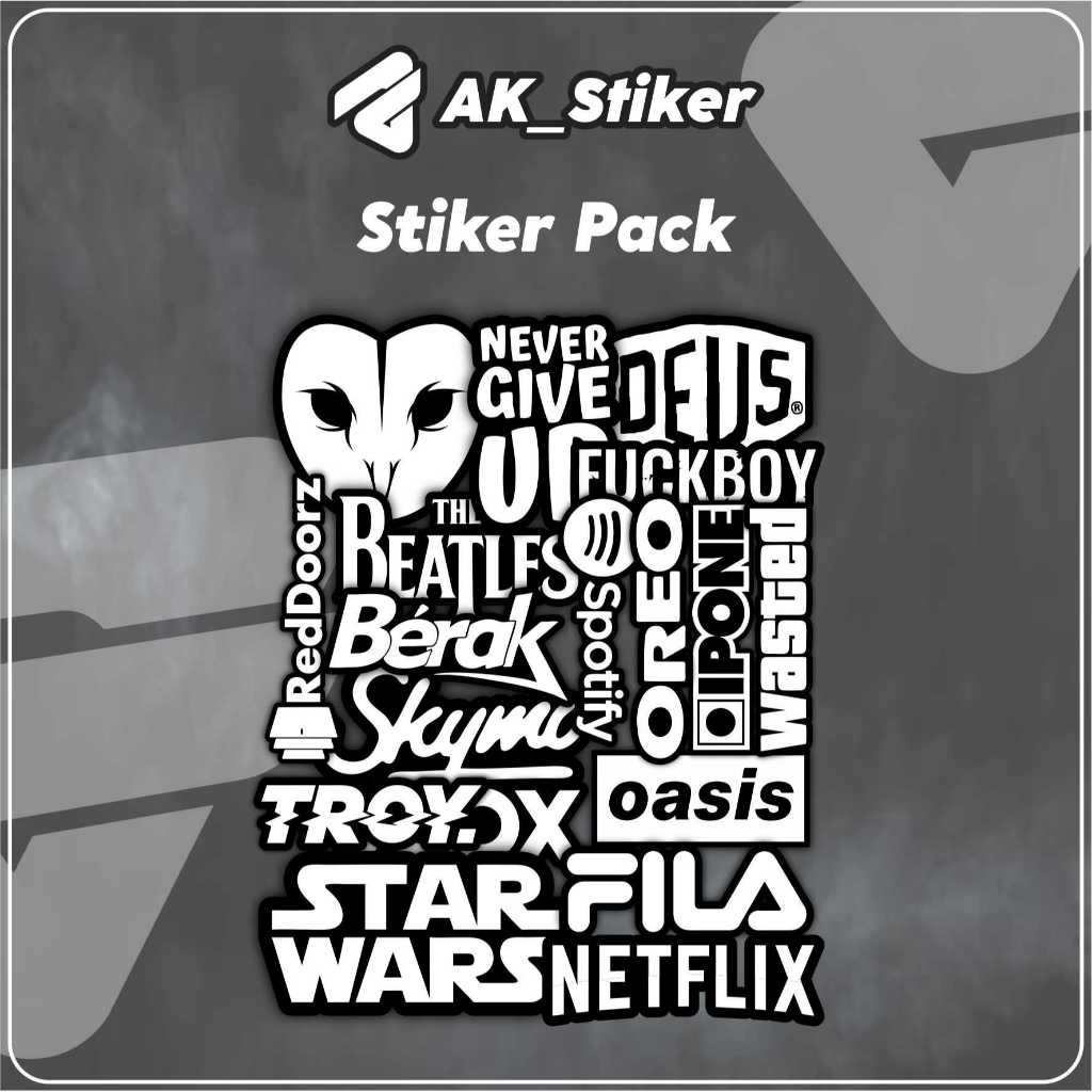 

COD STIKER BRAND DISTRO MINI ISI 57 PCS TERMURAH BAHAN GRAFTAC STIKER RACING STIKER DECAL STIKER TUMBLER BUAT HP STIKER ANTI AIR VOL 1