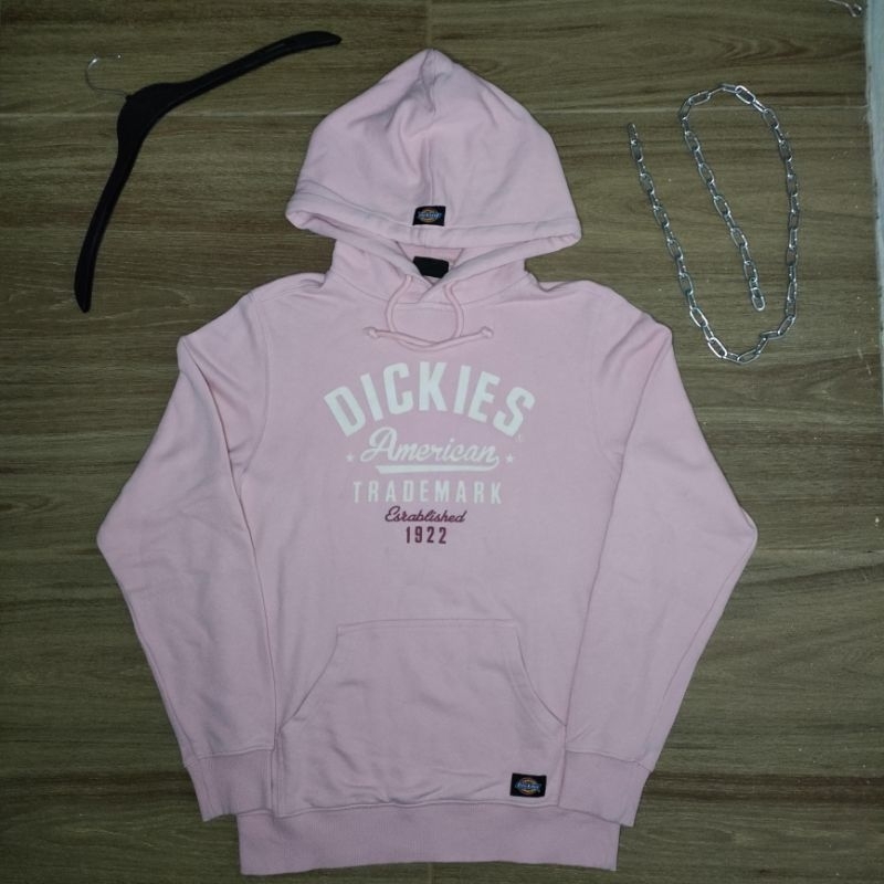 Hoodie Dickies Velvet American warna Pink