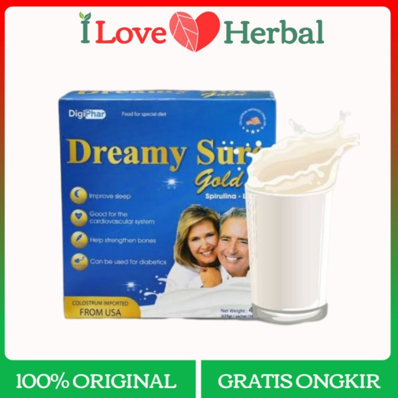 

DREAMY SURE GOLD MILK IMPORT USA SUSU MENGATASI INSOMNIA DAN GANGGUAN TIDUR