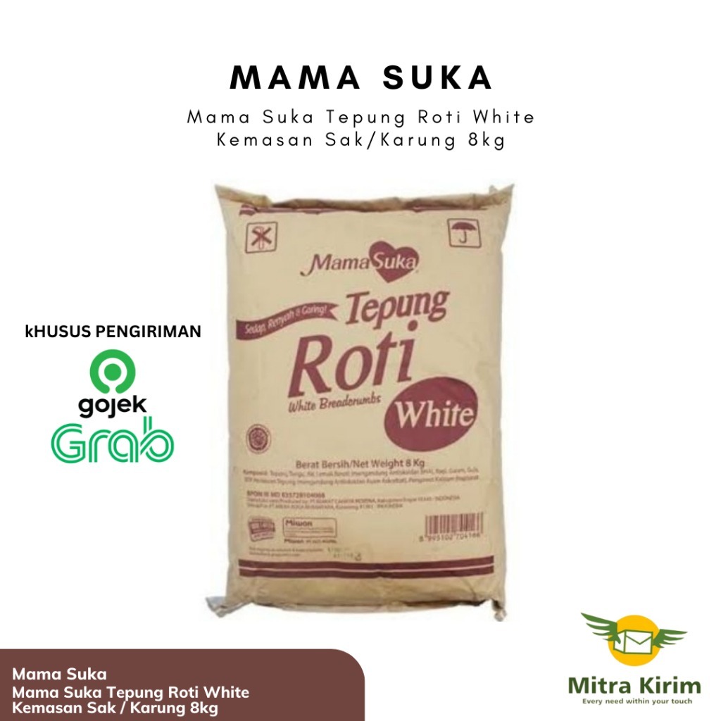 

Mamasuka Tepung Panir 8kg - Khusus Pengiriman Instant Sameday