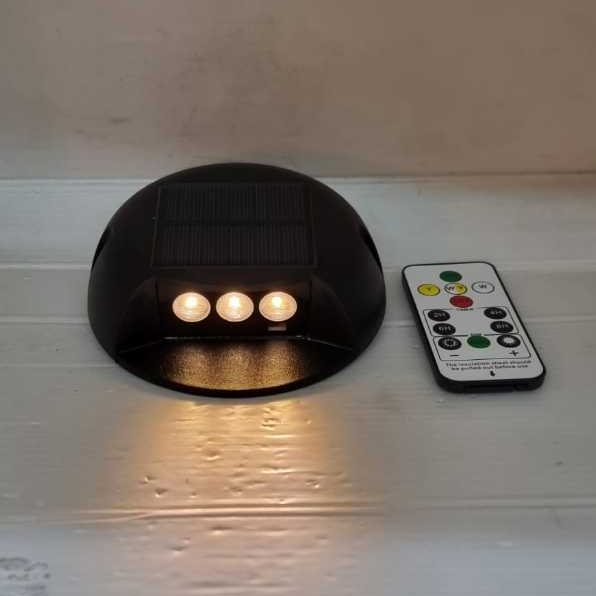 Lampu Lantai Outbow 6w Solar Led Lampu Lantai Solar Taman 6 Watt 3 Mata