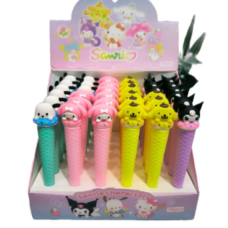 

Pulpen Gel Eskrim Kuromi, Melody, Cinamoroll, Pompompurin (1pcs)