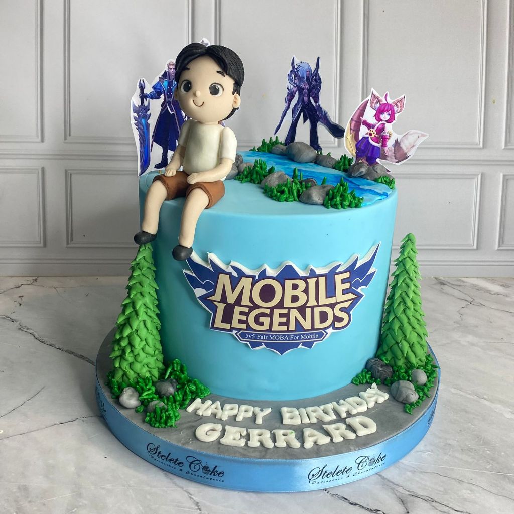 

Kue Ulang Tahun/Birthday Cake/Kue Ultah Custom/Kue Ultah Tema Mobile Legend