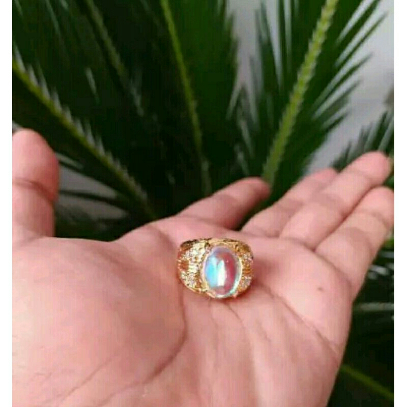 cincin batu akik kalimaya india (S)