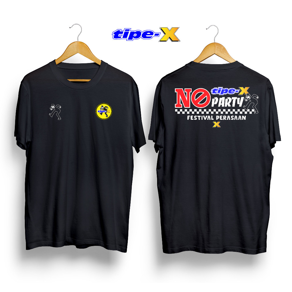 Kaos Distro Tipe-X Festival Perasaan | T-shirt TIPE-X Band | Kaos Band Tipe X X Friends Indonesia | 