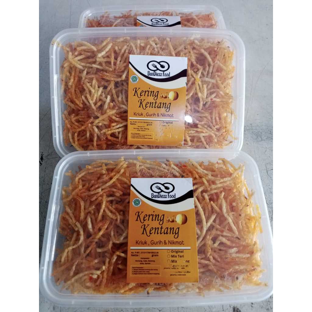 

Kentang Kering Mustofa Balado Halal