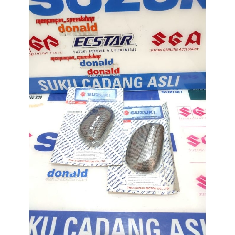 Cover Spion Motif Carbon Suzuki Skywave Spin 125 SGA Barang Baru Asli Original SGP