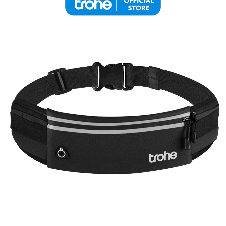 KODE W22V Trohe Running Belt Waterproof Tas Pinggang Olahraga  Go Belt Tas Olahraga Fitness Running 