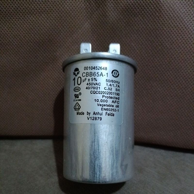 Kapasitor 10 Uf CBB65A-1Original