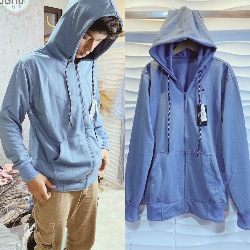 SWEATER HOODIE PRIA/ HOODIE RESLETING PRIA/ HOODIE ZIPPER