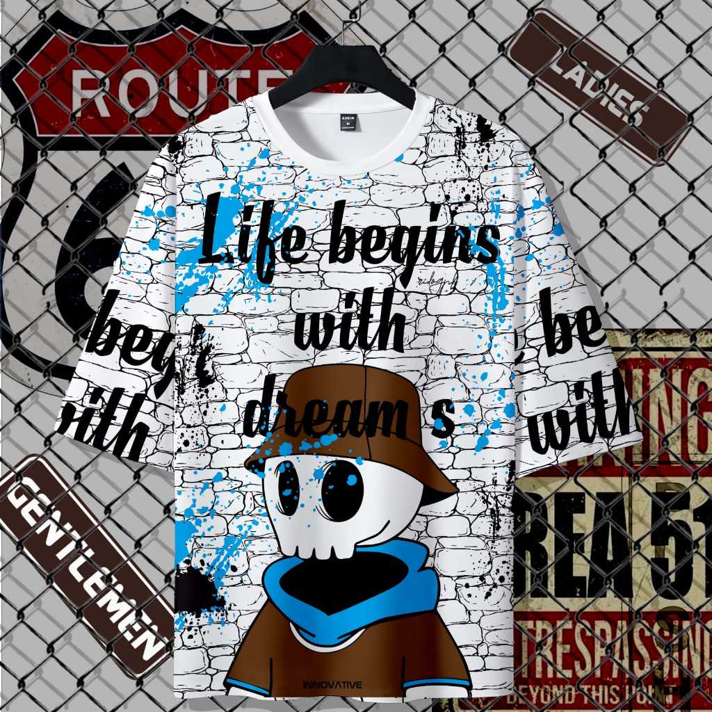 kaos pria dewasa keren kaos distro pria baju kaos pria Baju Kaos Putih pria Baju Kaos printing motif