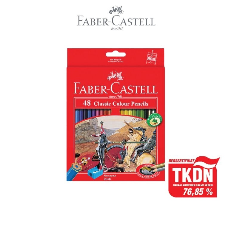 

KODE Y8L4 FaberCastell Classic Colour Pencils set 48L