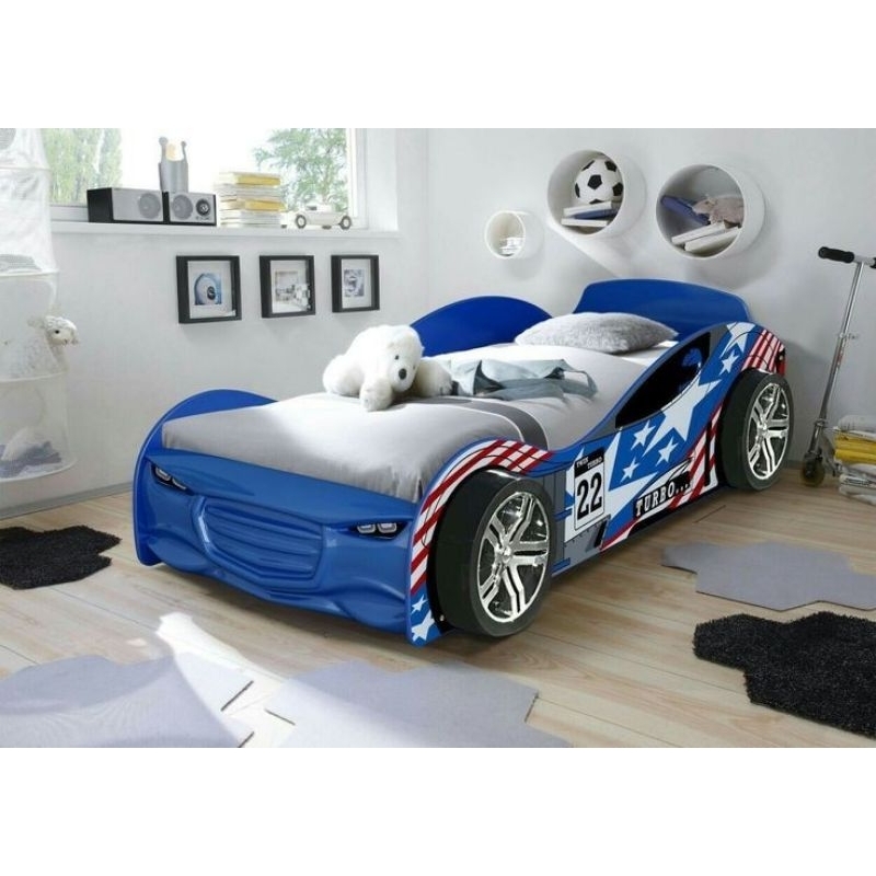 tempat tidur anak karakter mobil