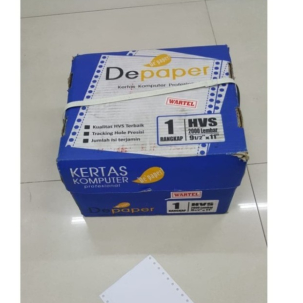 

TBMO CONTINUOUS FORM 1 PLY WARTEL DE PAPER