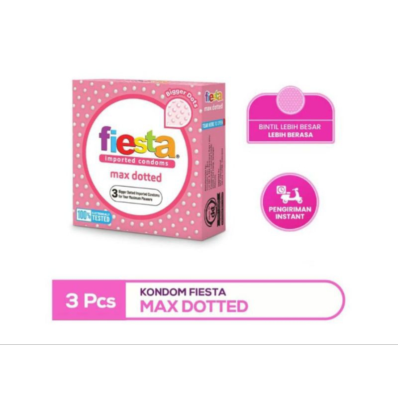 kondom fiesta max dotted 3 s