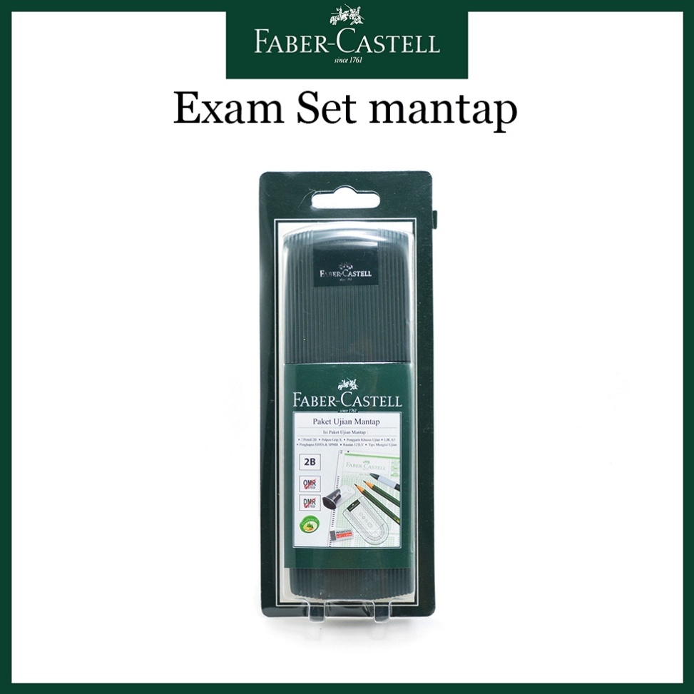 

KODE F8I7 Kotak Pensil Faber Castell Paket Ujian Mantap Faber Castell