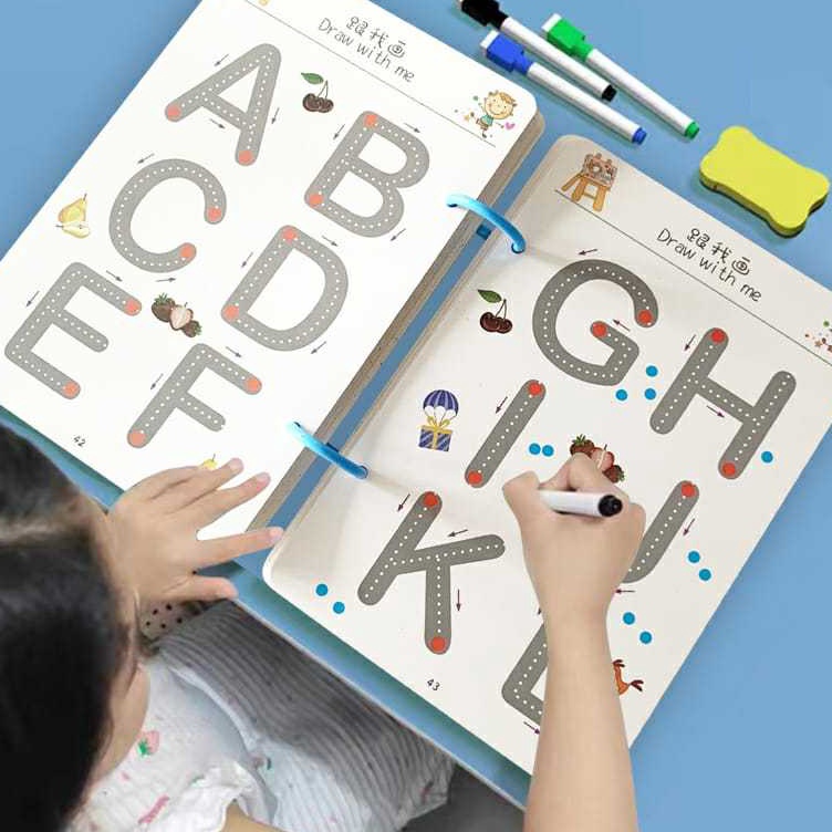 

KODE C5M6 JUALSERBAADA18Buku Edukasi Dini Belajar Menulis Dan Menggambar Anak Mainan Untuk Perkembangan Otak Anak Early Learning Education Book For Kids