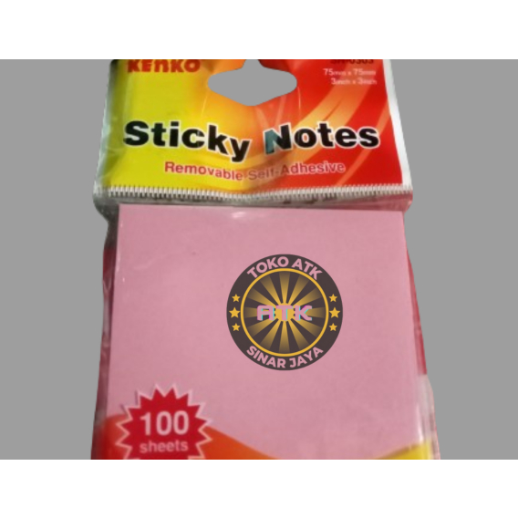 

post it 654 3 inch 100 shets