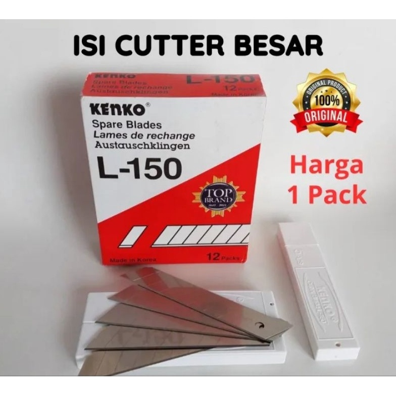 

KODE B7W4 ISI CUTTER KENKO L15 PER LUSIN 12PCS