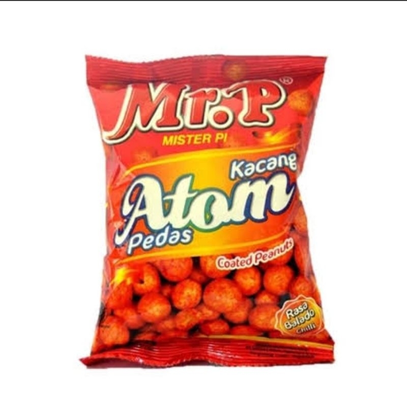 

Mr.P Kacang Atom Pedas 45gr