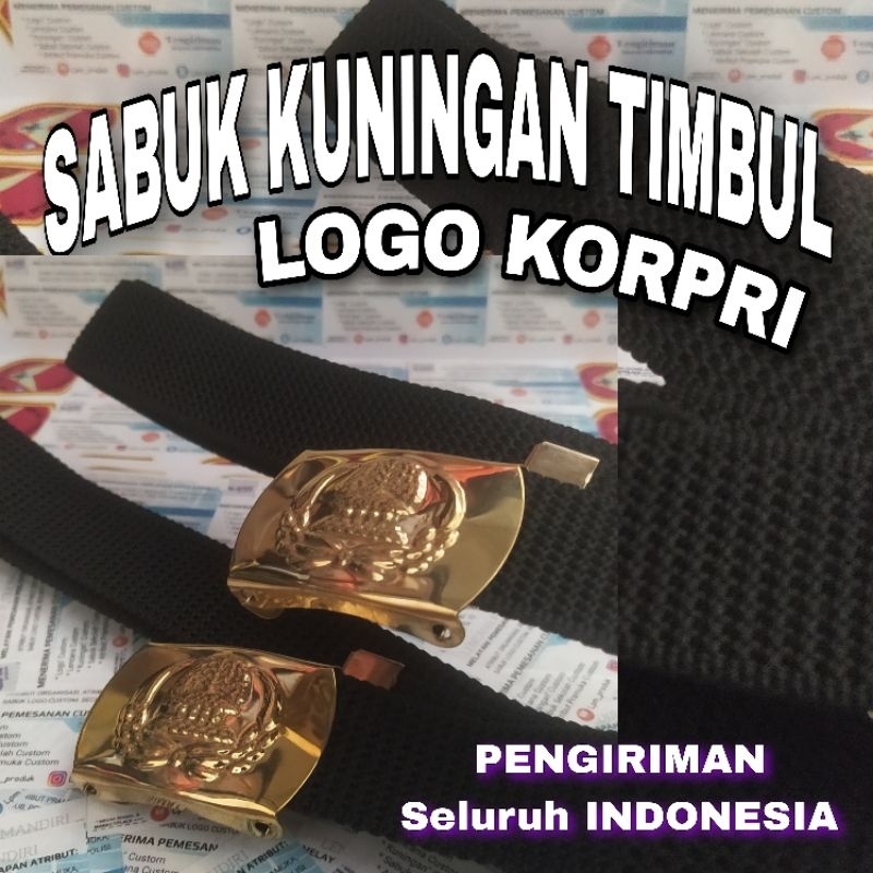 Sabuk Korpri Kuningan Brasso