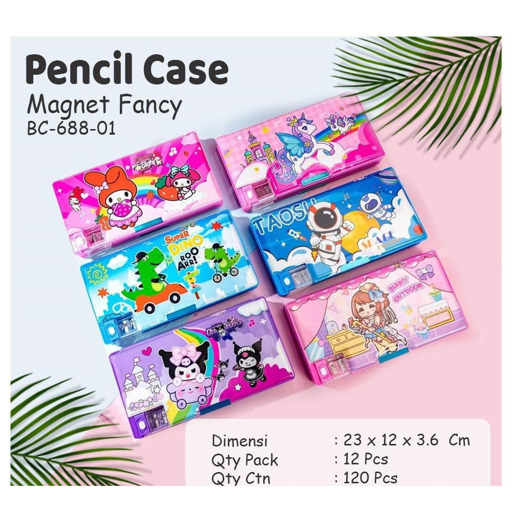 

Tempat Pensil Pen Case Magnet Besar Karakter Lucu 668-01