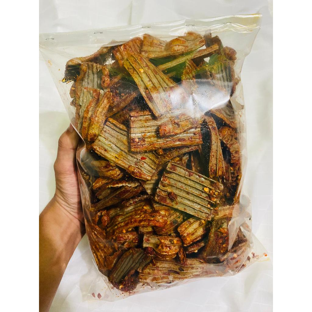 

seblak kerupuk jengkol pedas daun jeruk bumbu melimpah/seblak kerupuk jengkol original daun jeruk kemasan 500gr 250gr 100gr