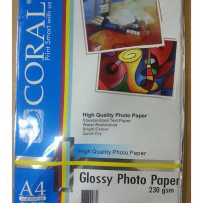 

KF7 Glossy Photo Paper 23gsm A4 Coral