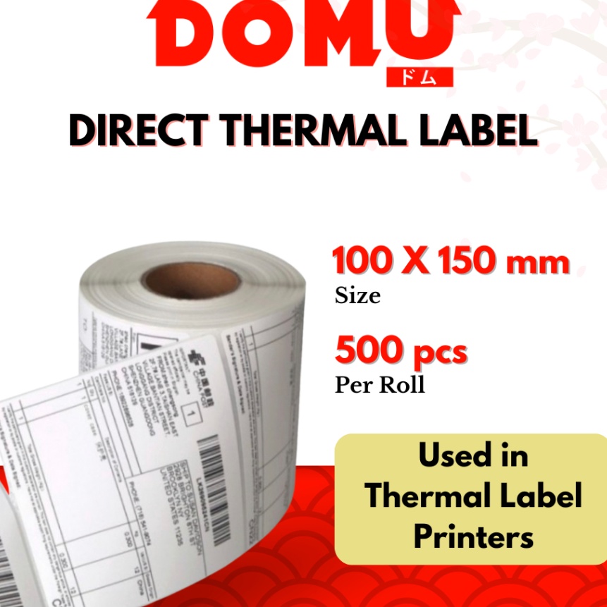 

Terbaik Kes Sticker Label Thermal Resi 1x15 mm Isi Lembar per Roll