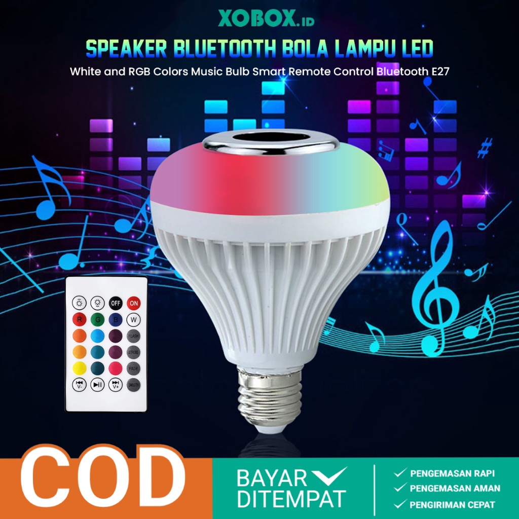 PANAS Speaker Bluetooth Lampu Bluetooth Music  Lampu Tidur Speaker Bluetooth SpkLampu  XOBOX