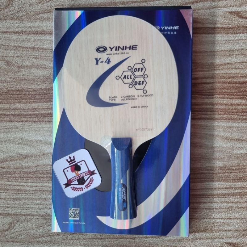 Kayu Bet Yinhe Y4 Original Tenis Meja Bet Pingpong