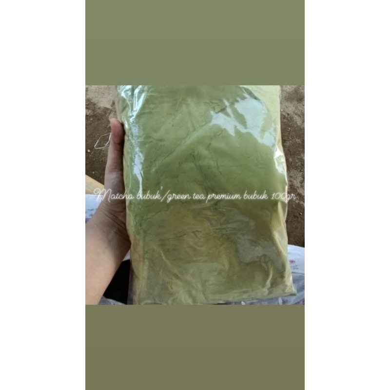 

matcha bubuk premium 100gr/green tea murni