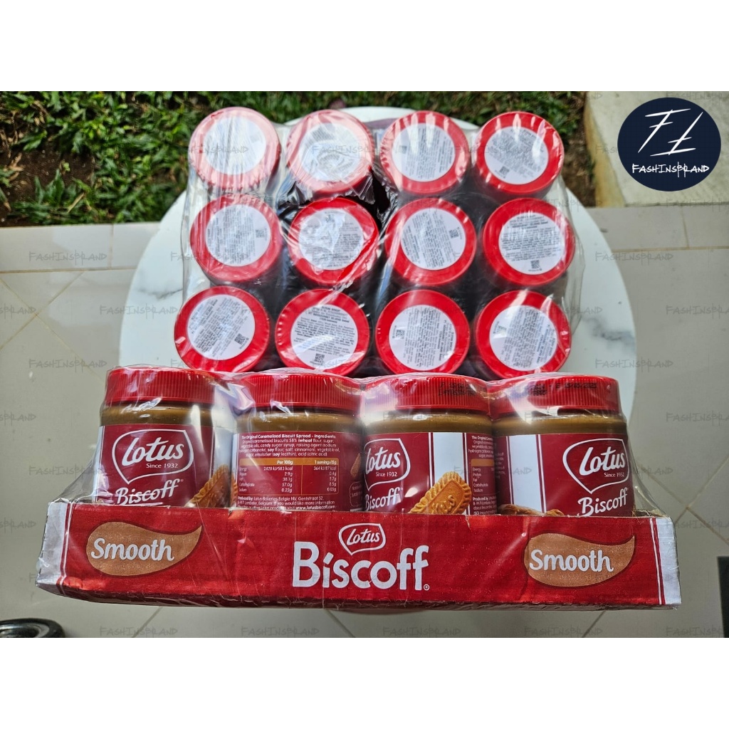 

[GROSIR FIB] Lotus Biscoff Jam | Lotus Biscoff Spread Jam | Selai Biskuit Speculoos Lotus Biscoff Spread Smooth 400gr 400 gr 400 gram Carton Karton Isi 12 | Isi 8