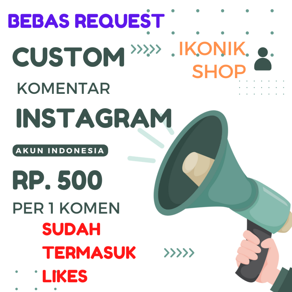 Komentar lnstagram Indonesia Real Aktif Komen IG Custom