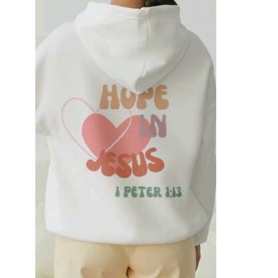 Hoodie pria wanita / Hope in Jesus