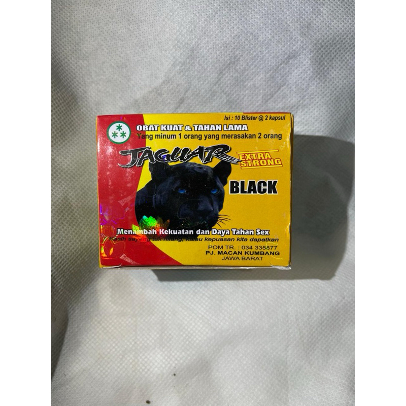 JAGUAR BLACK HITAM (OBAT KUAT)