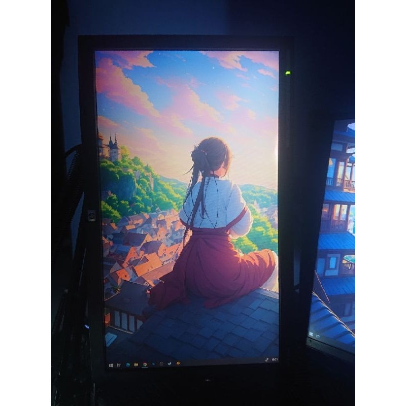 monitor dell 19 inch normal tanpa kaki