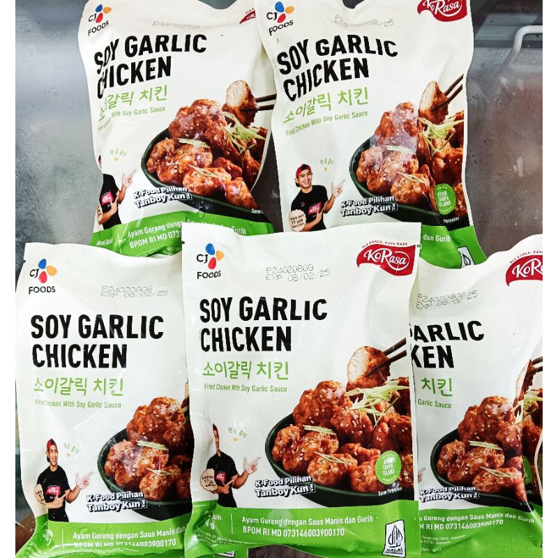 

SOY GARLIC CHIKEN 360gr / AYAM KARAGE ALA KOREA & SAUS BAWANG PUTIH KORASA