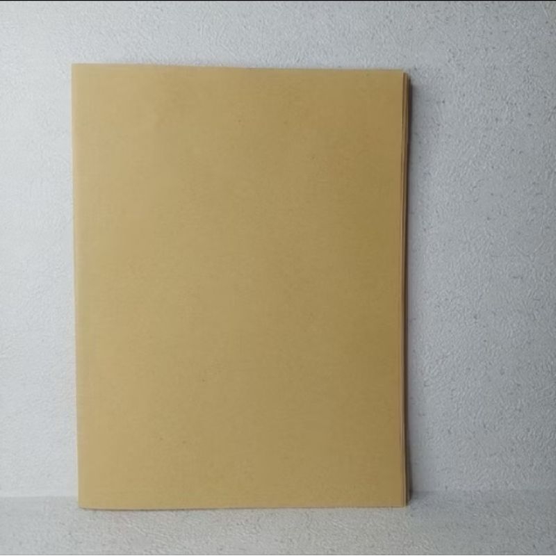 

SAMPUL BUKU COKLAT POLOS KWARTO / perpack isi 16lbr