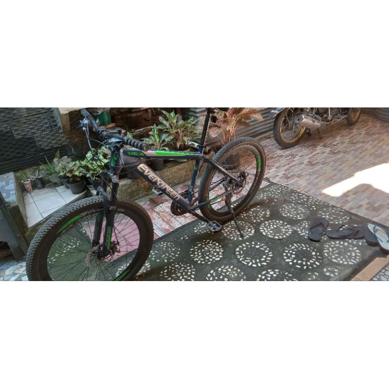 BEKAS Sepeda Gunung MTB EVERGREEN Ranger 570 Speed 3x7 21 Speed