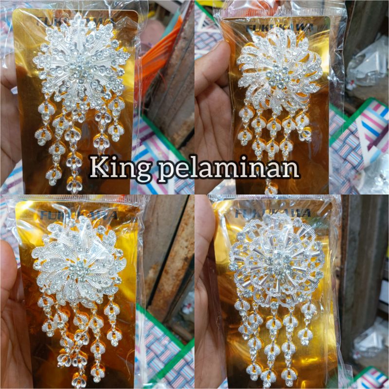 bros salauak/bros kebaya silver