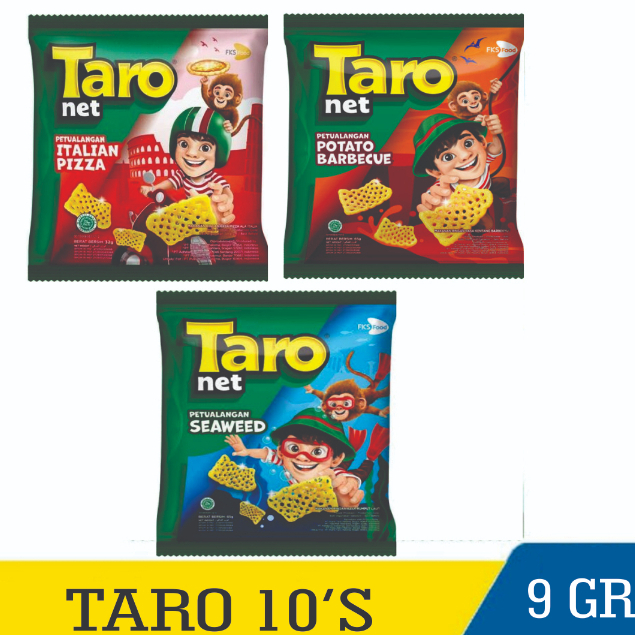 

Taro Snack Renceng 9gr Isi 10pcs