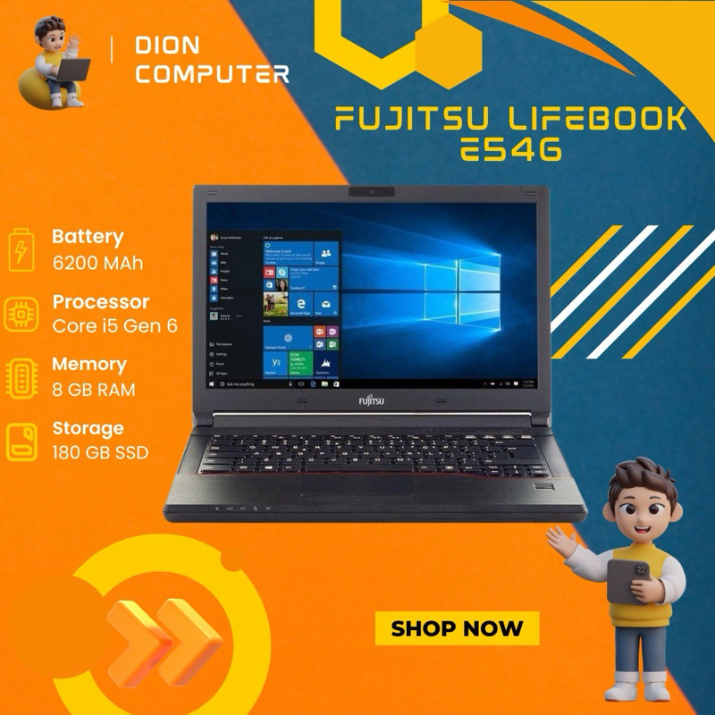 FUJITSU LifeBook E Series E546 i5 Gen 6
