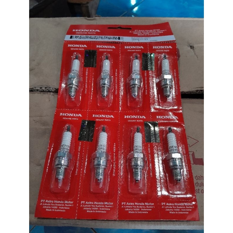 BUSI DENSO U22 ORIGINAL AHM, untuk motor grand/supra x